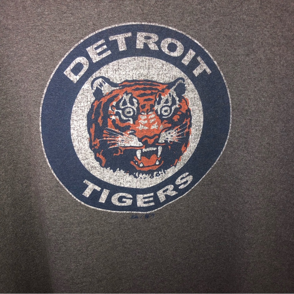 Majestic MLB Detroit Tigers Logo Tee Shirt - Picture 3 of 4